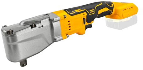JOJOCY 1/2 280N.m Brushless Cordless Right Angle Wrench, High Torque Electric Power Impact 15000RPM with LED Light, Infinite Speed Control (Yellow for Dewalt 20V)