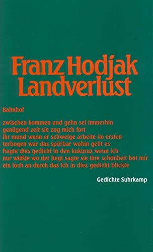 Landverlust: Gedichte
