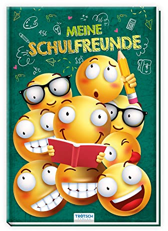 TRÖTSCH - Meine Schulfreunde SMILE | Freundebuch für Schulfreunde mit viel Platz für Erinnerungen: Freundschaftsbuch zum Ausfüllen, Ankreuzen und Gestalten mit Fotos | Ab 6 Jahren (Album)