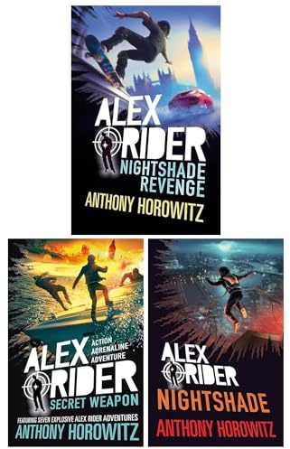 Alex Rider By Anthony Horowitz 3 Books Collection Set (Nightshade, Nightshade Revenge & Secret Weapon)