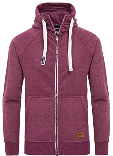 Yazubi Herren Sweatjacke Hoodie mit Reißverschluss Jacob