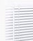 White PVC Venetian Blind Window Blinds Easy Fit Twist Open Close Control Wand Pull Cord Shutters Home Office (120 cm x 213 cm)