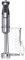 Arendo Edelstahl Handmixer Stabmixer 1000 Watt inklusive Messbecher - vierflügeliges Messer - Handmixer - Pürierstab - stufenlose Regelung - Turbotaste - abnehmbarer Mixfuß - Handrührer