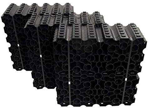 Base Kit for Shed 12ft x 6ft - Plastic Grid System for Shed, Log Cabin, Summerhouse - Garden Shed Base Grid w/Weed Fabric Membrane for Gravel Grids