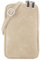 modamoda de T210 Damen Wildleder Rauleder Handytasche 6,7 Zoll Umhängetasche handmade in Italy, Farbe:Creme/Wildleder