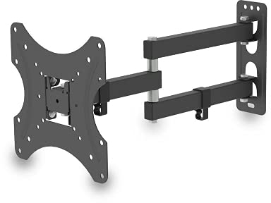 Bonnlo Rotatable Arm TV Wall Stand,for 26-55 inch Plasma/LCD/LED Screen, Tilt Up and Down -5°~12°,Max Weight 30Kg VESA 200×200 TV Wall Mount Bracket
