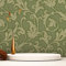 WTD 3766 Baroque Nicolo Papier peint intissé Vert métallisé classique