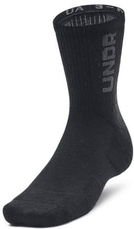 Under Armour Unisex Ua 3-maker 3pk Mid-crew Kniestrümpfe (1er Pack)