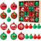 Weihnachtskugel Rot Grün, Kunststoff Weihnachtskugeln, Christbaumkugeln Set, Christbaumkugeln Kunststoff Rot Grün, Für Eine Vielfältige Anzeige Weihnachten, Hochzeit, Verlobung, Jubiläum, Party.