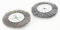 Amtech V5050 2 Piece Replacement Brush Set for Rotary Cleaning Tool, Steel Wire & Nylon, Non-Marking, 100mm Diameter