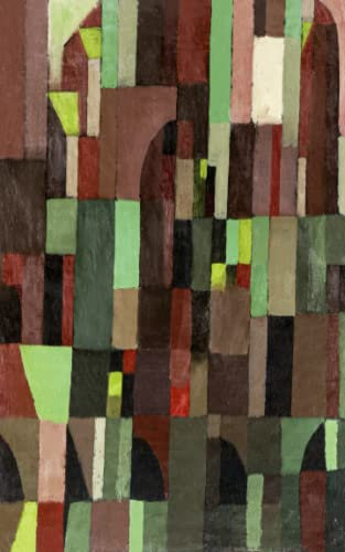 The Notebook: 5 x 8 | Paul Klee Red and Green Architecture (1922) Cover Art Notebook | Highschool, College, Work and Personal Notebook | Paperback Wide Ruled