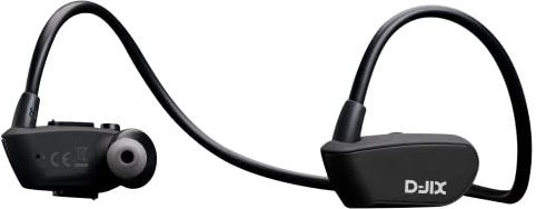 LOGICOM, D-JIX_S200_4GBT_G, 2 en 1 : MP3 Sport Waterproof + Ecouteurs Bluetooth 5.0 sans Fil, 4 Go, Jusqu'à 8 h d'autonomie et 4h en Bluetooth, Micro USB, Certifié IPX8, Batterie Li-ION 3.7 V/120 mAh