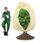 TOFFCAEA Funda para Plantas, Capuchas Plantas Invierno con Cordón con Cremallera, Cubierta para Plantas Protección, Cubre Plantas Invierno para Todo Tipo de Árboles, Plantas y Arbustos (190x220cm)