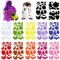 Plstod 12 Stück Daunenjacke Flicken Selbstklebend Stoff, Reparaturset Waschbares Nylon Reparaturflicken Selbstklebend, Patch Verschiedene Größen und Formen für Jacken Zelte Regenschirm Schlafsack