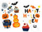 Folat B.V.-Fantasma, Calabaza-Naranja, Gato-Multicolor, Bruja, Murciélago-Negro Folat Vinilos para ventanas Treat BoOo-23 pegatinas-Decoración de Halloween, araña, dibujo animado, (23867)