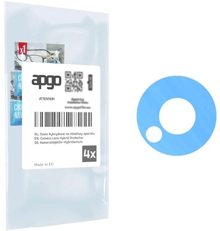 apgo Protector de lente 4x Protector de lente de cámara híbrido para ZTE Blade A73 5G, protección de cámara, protector de lente de cámara 9H