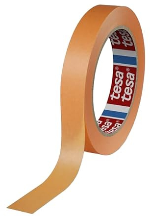 Tesa 4342 - Abklebeband für präzises und makelloses Abdecken und Lackieren - Leicht zu entfernen und aufzutragen - Geeignet für Zuhause und professionelle Projekte - (19 mm x 50 m)