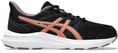 ASICS JOLT 4 GS, Sneaker, Nero/Rosso Deserto, 32.5 EU