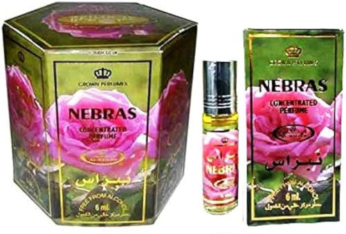 Alaffan Nebras Al-Rehab Parfümöl Roll On 6 X 6ml