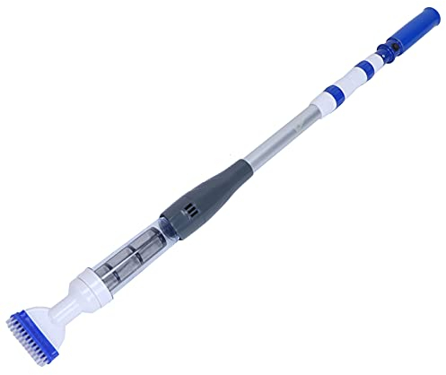 Aspiradora de piscina con succión, herramienta de piscina alimentada por pilas, aspiradora eléctrica de mano para piscinas, spas, jacuzzis, para jardín, spa, fuente sobre el