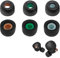 3 Pairs Replacement Earbud Tips for Sony WF-1000XM5 WF-1000XM4, Memory Foam Silicone Eartips Noise Reduction Enhancement Padded Earplugs Comfort Soft Anti Slip Ear Buds for Earbuds Headphones (Black)