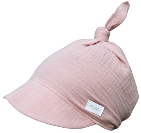 Meliboo Gorro Bebe con Protección Solar, Gorra con Visera Bebe Transpirable, Gorro Playa, Piscina, Bebe con Certificado OEKOTEX Standard 100, Unisex