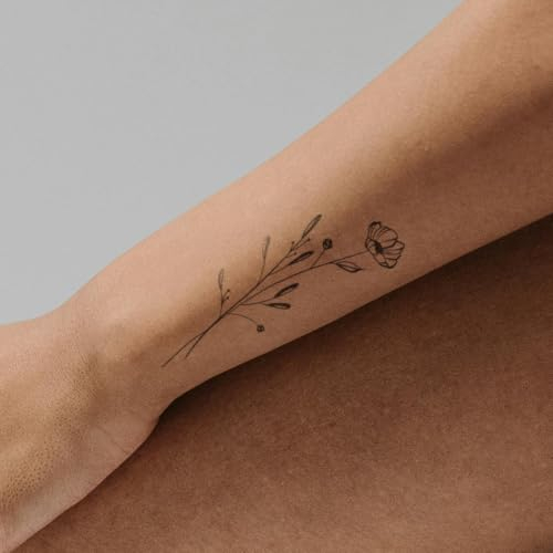 kiss here - Inkster Tattoo | vegane & wasserfeste Temporäre Tattoos für Erwachsene - EU-Kosmetikzertifizierte Farbe - revolutionäres 2 Wochen Tattoo | Premium Klebetattoos