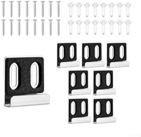 Spiegel-Clip-Set mit Schrauben, 8 Wandbefestigungsclips, perfekt zum sicheren Aufhängen schwerer Spiegel und Rahmen