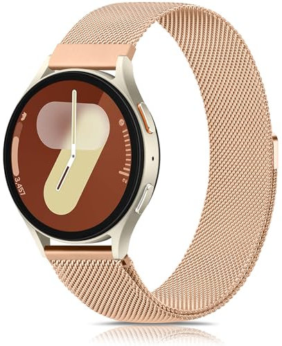 Oumida Armband für Samsung Galaxy Watch 7 40mm 44mm / Samsung Galaxy Watch FE 40mm, 20mm Einstellbar Metall Armbänder, Edelstahl Loop Magnet Ersatzarmband für Damen Herren