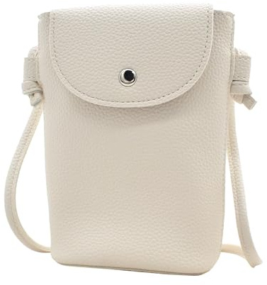 TeeYee Handy Umhängetasche Damen PU Leder Klein Schultertasche | Kleine Handytasche zum Umhängen,mit Klappverschluss,für Smartphone bis 6,7 Zoll,mit Verstellbarer Schulterriemen