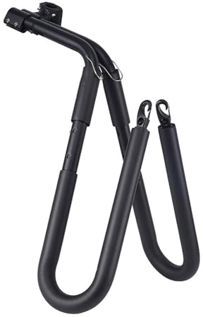 predolo Surfboard Fahrradträger Aluminium Surfboardhalter Bike Surfbrettträger Fahrradhalterung Fahrradträger mit Schaumstoffpolsterung für Sichere