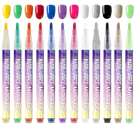 Nagelstifte 12 Farben 3D Nagellackstift