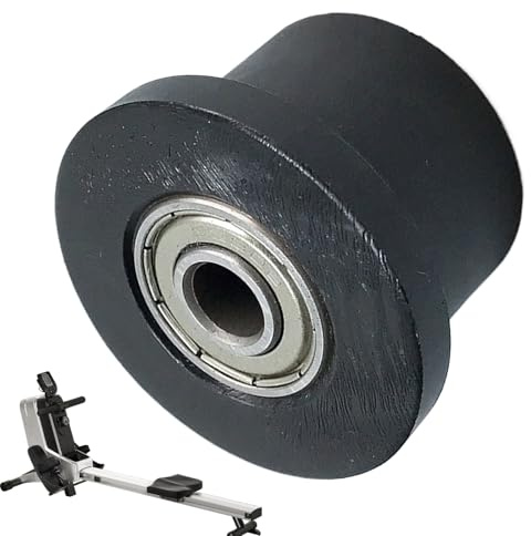 Rudergerät Rollenteil - Lager Sitzkissen Moving Gadget Fitness Gym Zubehör | Smooth Rolling Exercise Tool, Ersatzkomponente für Rudergeräte Benutzer