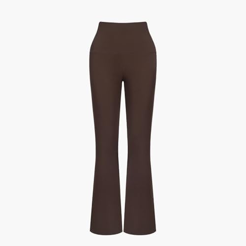 creamy fabrics Cotton Yogahose Damen Flared Leggings – Blickdicht Bootcut Schlaghose, Baumwoll Sport-, Fitness- & Jogginghose, Bootleg Jazzpants für Yoga, Gym & Alltag