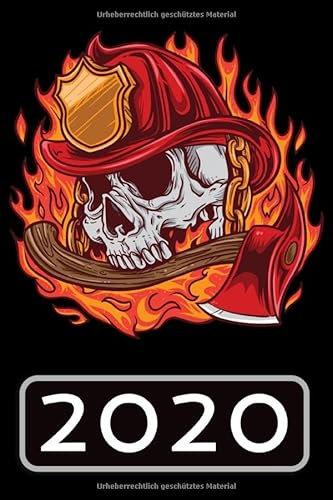 Kalender 2020: Feuerwehr | Dicker Kalender mit 422 Seiten | 1 Tag auf einer Seite | Taschenkalender | Schülerkalender | Terminplaner | DIN A5 | Softcover