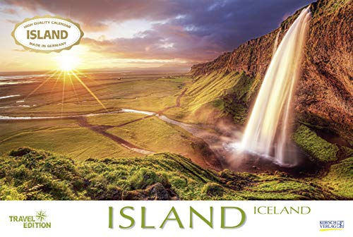 Island 2021: Großer Foto-Wandkalender mit Bildern von der Insel der vielen Vulkane. Travel Edition mit Jahres-Wandplaner. PhotoArt Panorama Querformat: 58x39 cm.