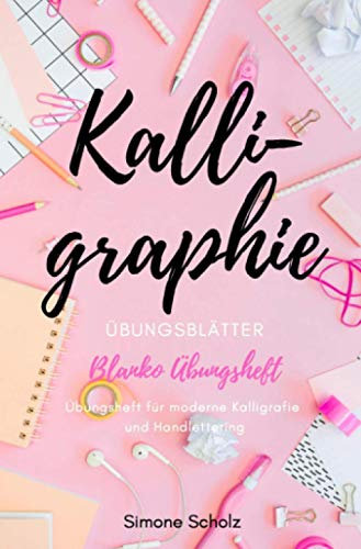 Kalligraphie Übungsblätter Blanko Übungsheft Übungsheft für moderne Kalligrafie und Handlettering