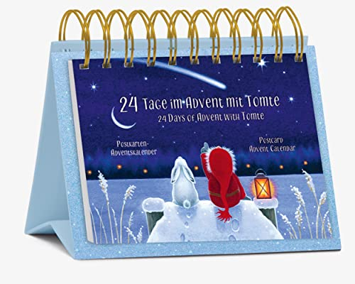 Postkarten-Adventskalender 24 Tage im Advent mit Tomte