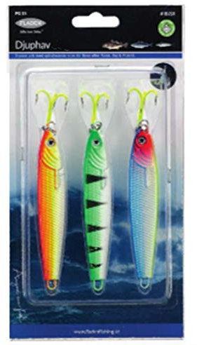 Fladen Set 60g 3 Stück Pilker Angelset