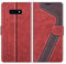 MOBESV Coque pour Samsung Galaxy S10e, Housse en Cuir Magnétique Fonction Stand Étui pour Samsung Galaxy S10e, Élégant Rouge