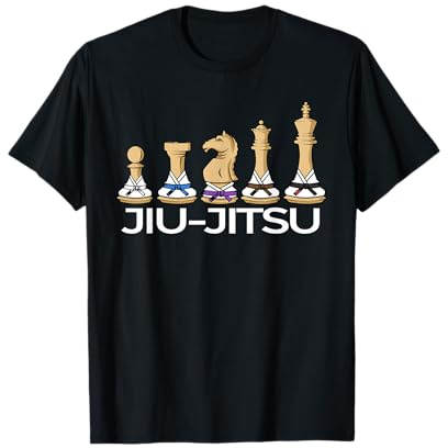 Jiu Jitsu Schach Lustiges Brazilian Jiu-Jitsu MMA T-Shirt T-Shirt