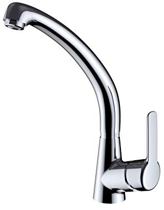 Clever 60594 Grifo de Cocina Monomando 255Mm Cromo Panam EVO, Elegance, Cromado