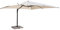 DANIELI STORE- Parasol de Jardín Excentrico 3x4 Orientable a 360°- Estructura de Aluminio Inclinable y Retráctil Brazo lateral - Chimenea Cortaviento