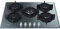 Piano Cottura a Gas da 73 cm, N° 5 Fuochi, colore Nero Specchio