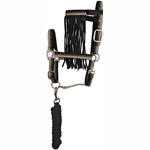 Halfter Nylon mit Anbindestrick und Fliegenfransen IRH