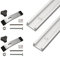 Duchunsheng 2 Pcs T Tracks Miter Straight Edge Track Saw Track Jig Aluminium Extrusion Router Sled, T Track Routers Woodworking Accessories Tool Guide, For Woodworking Router Table Saw