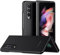 YukeTop Custodia per Samsung Galaxy Z Fold 4 Cover, Custodia Protettiva Pieghevole, PC Rigido, a Prova di Caduta, Antiurto, Cover Protection per Samsung Galaxy Z Fold 4.(Nero)