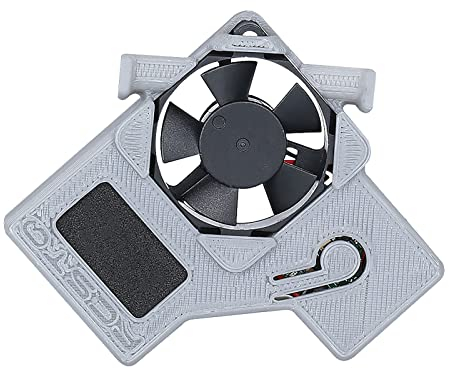 Drohnenlüfter Kompatibel mit DJI Mini 3 Pro Drone Einstellbarer CoolingFan Windgeschwindigkeit Ersatz-Drohnenkühler (Grey, One Size)