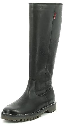 Kickers Damen Kick Deckboster Mode-Stiefel, Schwarz, 38 EU
