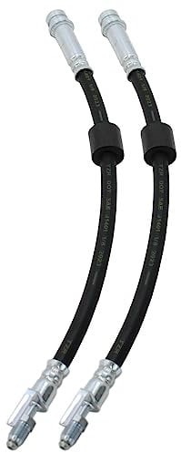 BIAREN 2X Front Brake Hose Pipes Right and Left for Ford Transit Mk7 2006-2014 1694317 6C112078AC